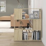 vidaXL Boekenkast/kamerscherm 80x24x94 cm spaanplaat sonoma eikenkleur