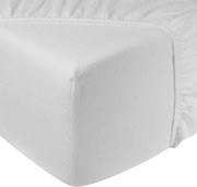 Hoeslaken flanel - 100% katoen - 140x200 - wit