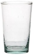 Glas, recht, gerecycled glas, handgeblazen, 280 ml