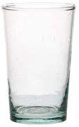 Glas, recht, gerecycled glas, handgeblazen, 280 ml