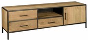 Tower Living Tv-meubel Gerookt Eiken 180 Cm Luna - 180x45x55cm.