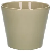 Bloempot, aardewerk, zachtgroen,Ø 15,5 cm