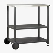 Modulaire Buitenkeukenwagen Van Staal Savona Grijs – Grafiet - Sklum