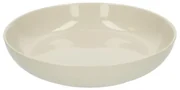 Diep bord, steengoed, beige, spikkel,Ø 22,5 cm