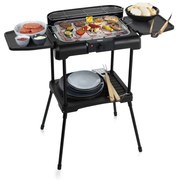 Princess BBQ met zijplanken elektrisch 2200 W zwart