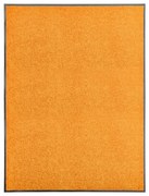 vidaXL Deurmat wasbaar 90x120 cm oranje