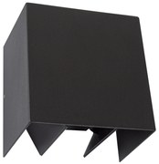 Channel II Up en Down Muurlamp Zwart