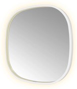 Hotbath &More Contour spiegel deens ovaal 60x60cm wit mat