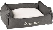 FLAMINGO Hondenbed met rits Dream Away 90x70 cm grijs