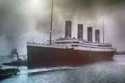 Poster Titanic old photo