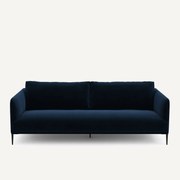 3- of 4-zits fluwelen bank, OSCAR, ontwerp Emmanuel Gallina