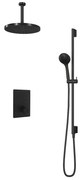 Hotbath Cobber IBS23CR inbouwdouche met 3s handdouche, 15cm plafondbuis, 30cm hoofddouche en glijstang chroom