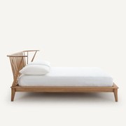 Bed van massief eikenhout, Caspian