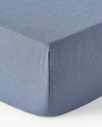 Boxspring hoeslaken Airy, gewassen linnen