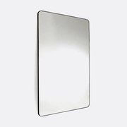 Rechthoekige metalen spiegel, breedte 80 x hoogte 120 cm, IODUS