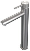 Brauer Brushed carving Wastafelmengkraan opbouw - hoog - model a - PVD - geborsteld RVS 5-NG-002-HD6