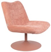 Zuiver Bubba Roze Draaifauteuil Retro Design