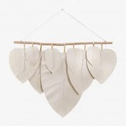 Hangaroa Katoenen Wandtapijt Wit - Sklum