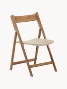Opvouwbare acaciahouten tuinstoelen Dandara, 2-delig