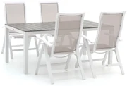 Bellagio Lugo/Fidenza 183cm dining tuinset 5-delig verstelbaar