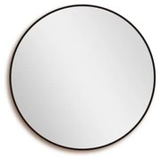 Saniclass Retro Line 2.0 Spiegel - rond - 100cm - frame - mat zwart SW7-100