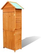 vidaXL Tuinkast 79x49x190 cm bruin