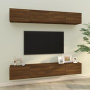 vidaXL Tv-wandmeubels 4 st 100x30x30 cm bruineikenkleurig