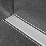 Easy drain Compact Clean 30 Douchegoot - wandmontage - dryphon - 120cm - geborsteld RVS edcom30zwdry-12