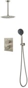 Saniclear Exclusive volledig 304 RVS inbouw regendouche 20cm met 3 standen handdouche plafondmontage