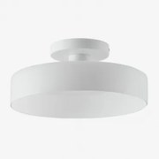Jaxal Glazen Plafondlamp Wit & Ø35 Cm - Sklum