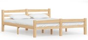 vidaXL Bedframe massief grenenhout 160x200 cm