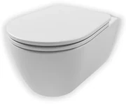 Royal Plaza Kolor Belbo wandcloset verkort 48,5cm zonder spoelrand diepsp. wit 1563742