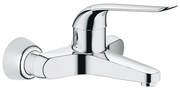 GROHE Euroeco wandkraan met koppelingen inclusief hendel 17cm 20,3cm chroom 32778000