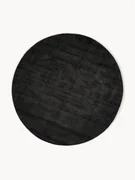 Rond viscose vloerkleed Jane, handgeweven