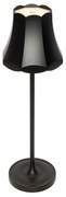 Buitenlamp met dimmer LED Retro tafellamp met dimmer zwart oplaadbaar IP44 - Granny Retro IP44 Buitenverlichting Lamp