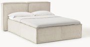 Corduroy boxspring bed Lennon