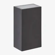 Led Buitenwandlamp In Aluminium Met 2 Lichtpunten Cuvior Zwart - Sklum