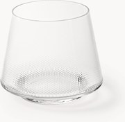 Mondgeblazen tumblers Oli met reliëfpatroon, 4-delig