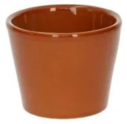 Bloempot, aardewerk, terracotta kleur,Ø7 cm