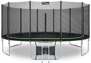 Tuintrampoline met veiligheidsnet aan buitenkant 488cm Jump Hero 16FT