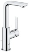 GROHE Lineare New waterbesparende wastafelkraan L-size met waste met draaibare gegoten uitloop chroom 23296001