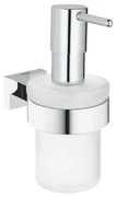 GROHE Essentials Cube zeepdispenser met houder chroom 40756001