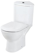 Eastbrook Kompact toiletpot wit glans
