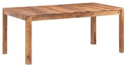 vidaXL Eettafel 180x90x77 cm massief sheeshamhout