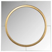 Richmond Interiors Briana Vierkante Spiegel Met Gouden Ring - 51x51cm