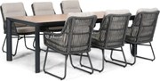 Tuinset 6 personen  Rope Grijs Lifestyle Garden Furniture Vicente/Allungo