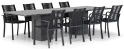 Tuinset 8 personen 300 cm Rope Grijs Santika Furniture Santika