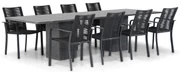 Tuinset 8 personen 300 cm Rope Grijs Santika Furniture Santika