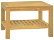 vidaXL Salontafel 60x60x40 cm massief teakhout