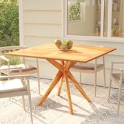 vidaXL Tuintafel 110x110x75 cm massief acaciahout